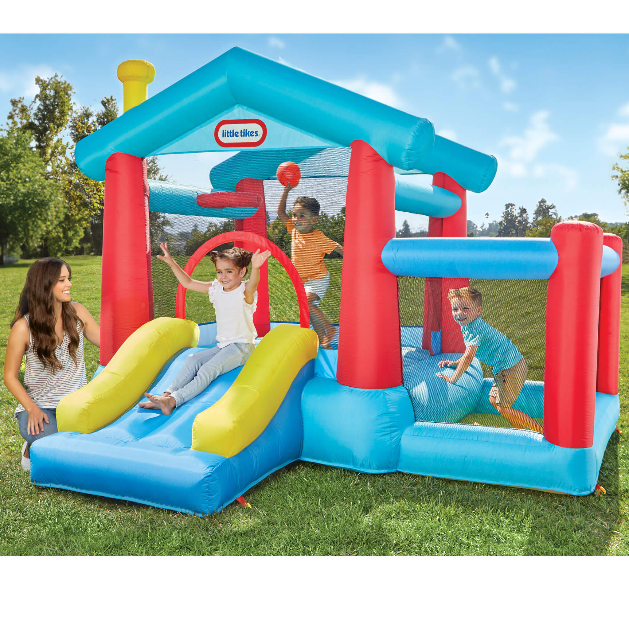 Little Tikes Inflatable Play House Bouncer - Image 2