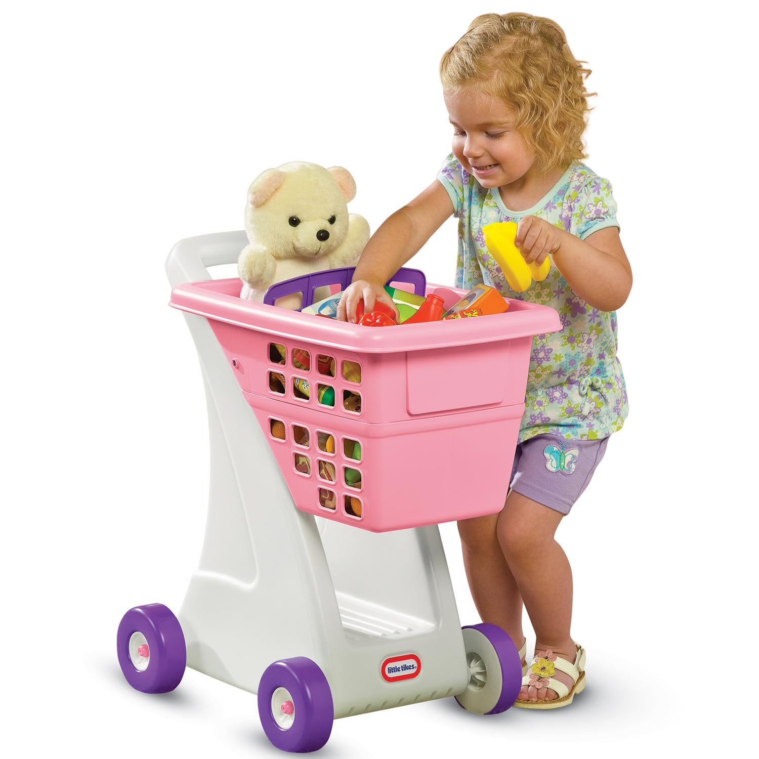Little Tikes Shopping Cart - Pink - Image 2