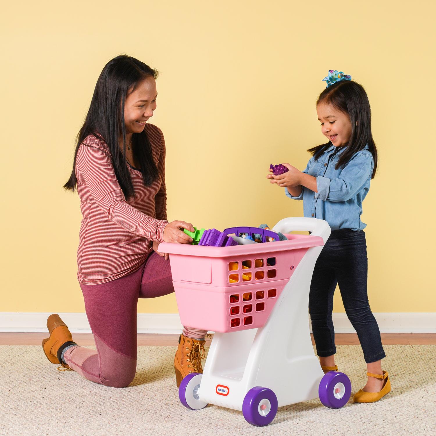 Little Tikes Shopping Cart - Pink - Image 4