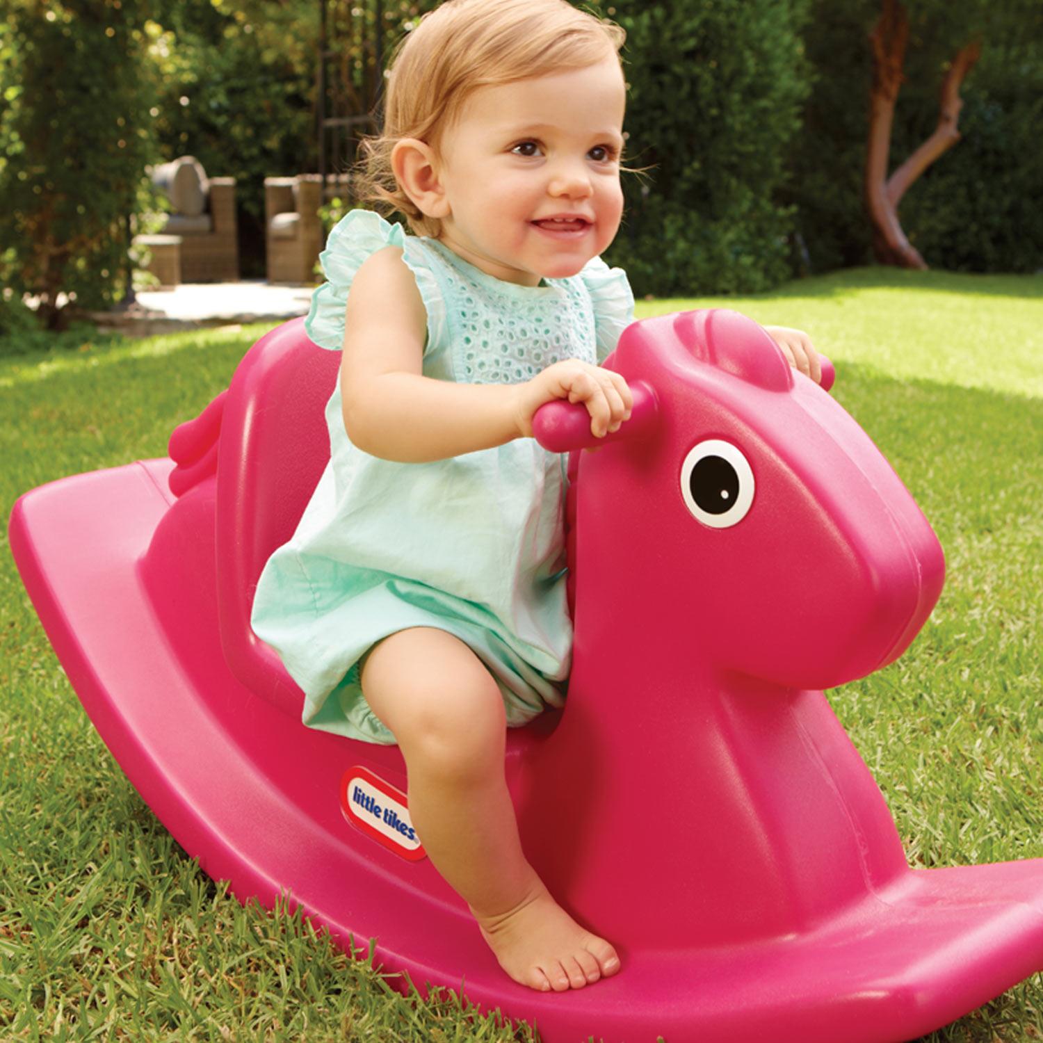 Little Tikes Rocking Horse - Magenta - Image 2