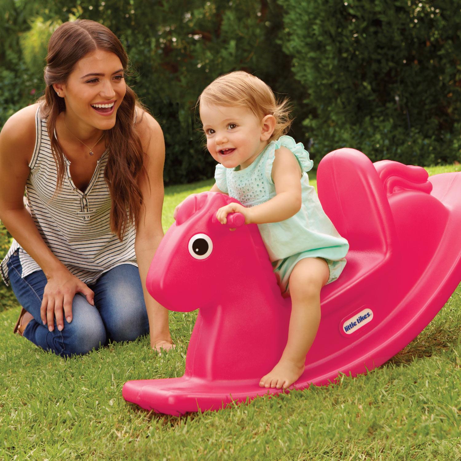 Little Tikes Rocking Horse - Magenta - Image 3