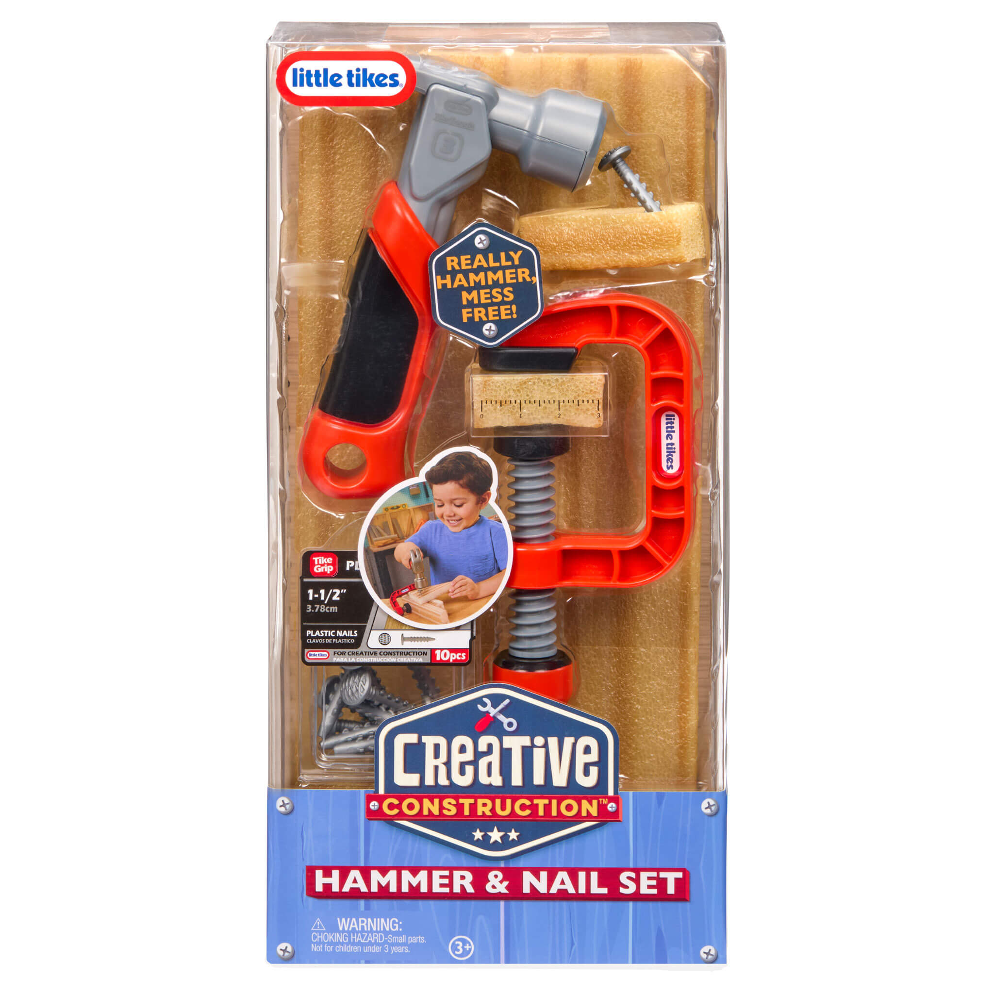 Little Tikes Creative Construction? Hammer and Nail Set - Image 5