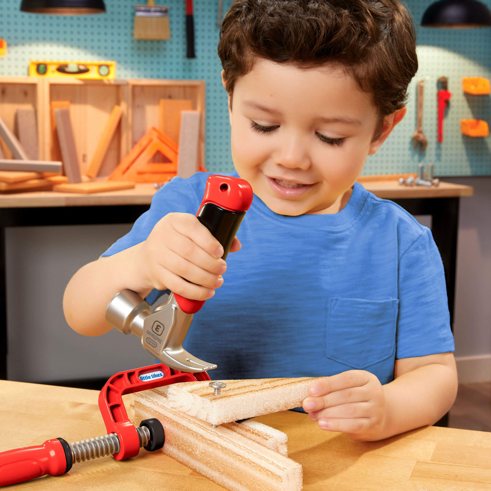 Little Tikes Creative Construction? Hammer and Nail Set - Image 3