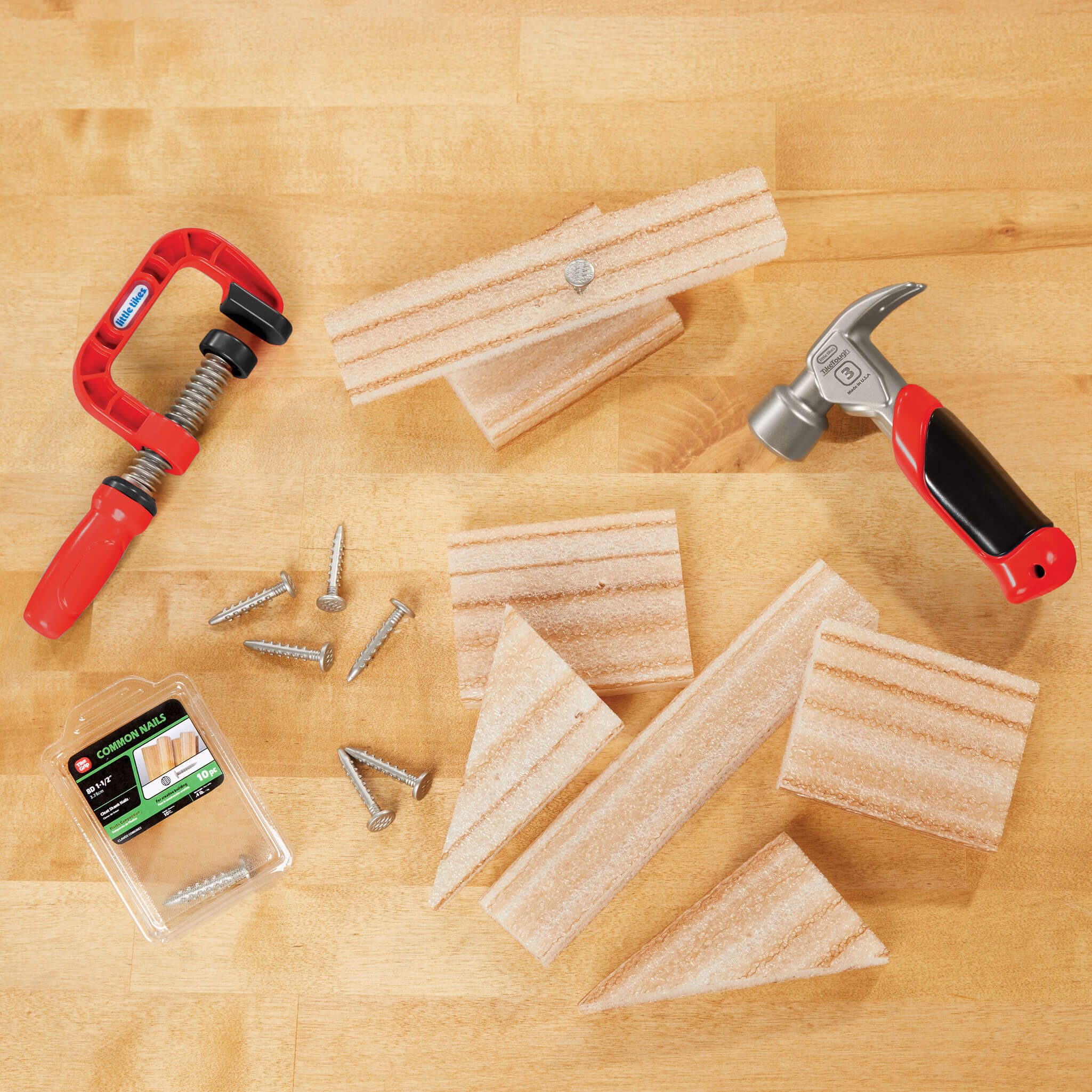 Little Tikes Creative Construction? Hammer and Nail Set - Image 4