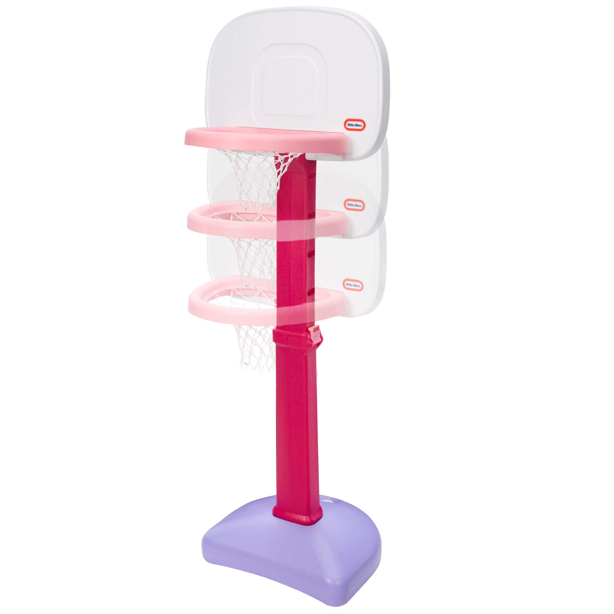 Little Tikes TotSports? Easy Score? Pink Basketball Set with 3 Basketballs - Image 5