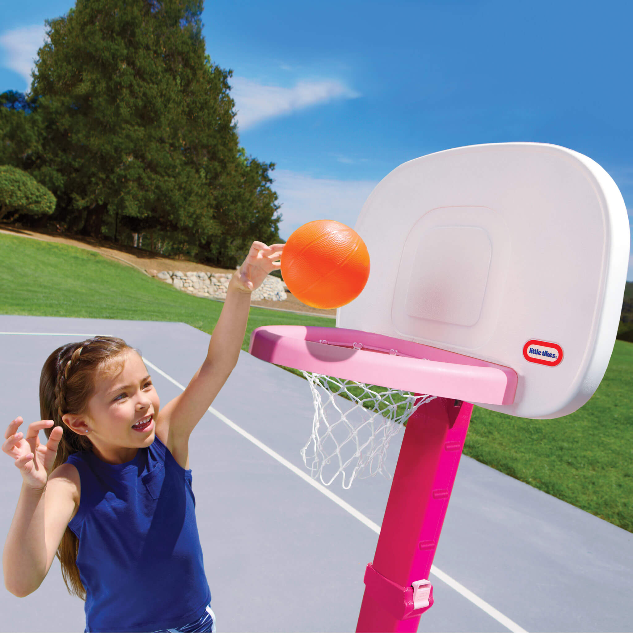 Little Tikes TotSports? Easy Score? Basketball Set - Pink - Image 4