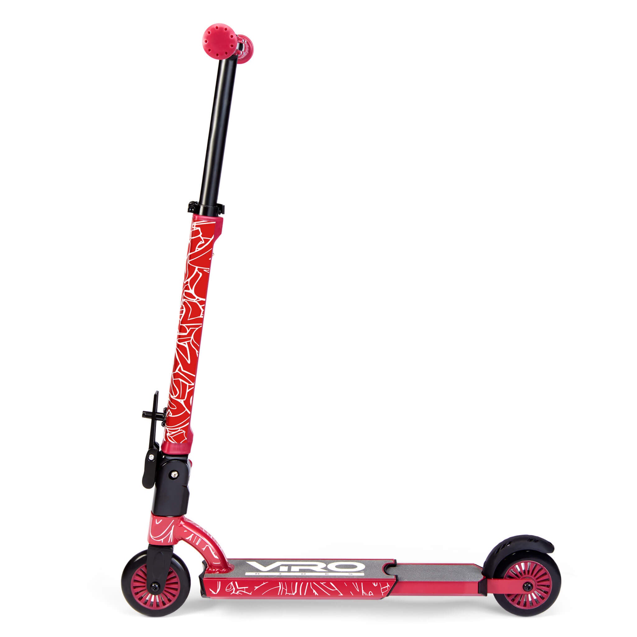 Little Tikes Viro Rides Compact Scooter Black and Red - Image 4