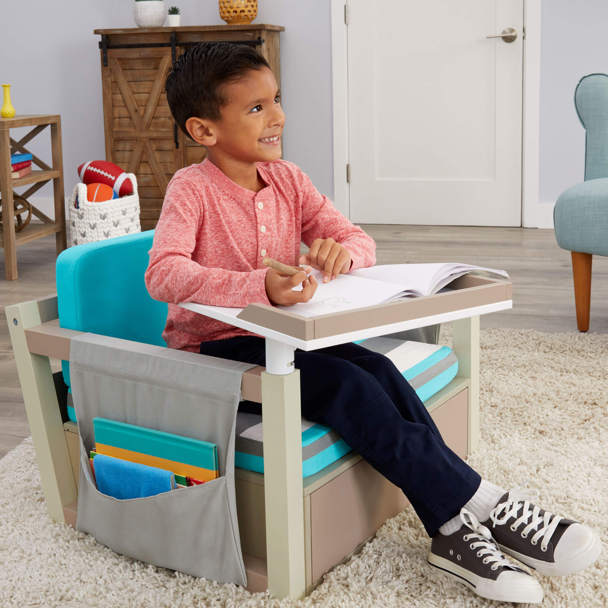Little Tikes 2-in-1 Fun & Study Swivel Desk - Image 2