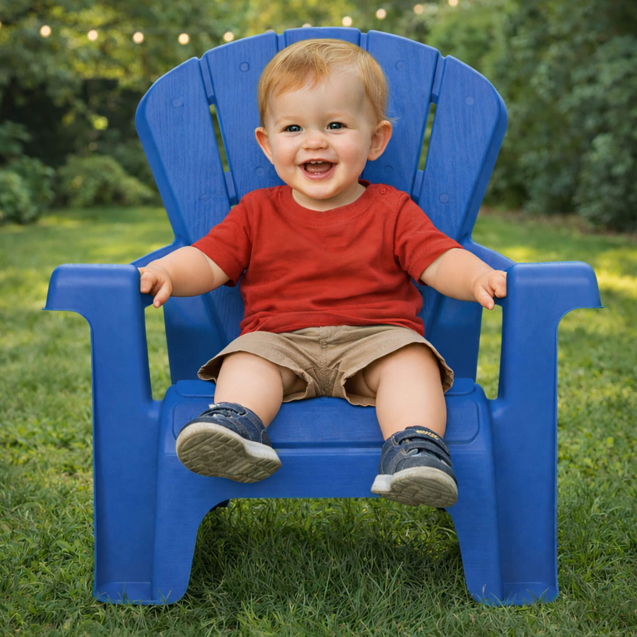 Little Tikes Garden Chair - Blue 4 Pack - Image 2