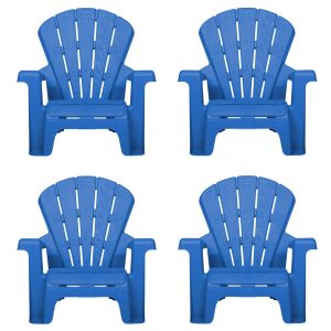 Little Tikes Garden Chair - Blue 4 Pack