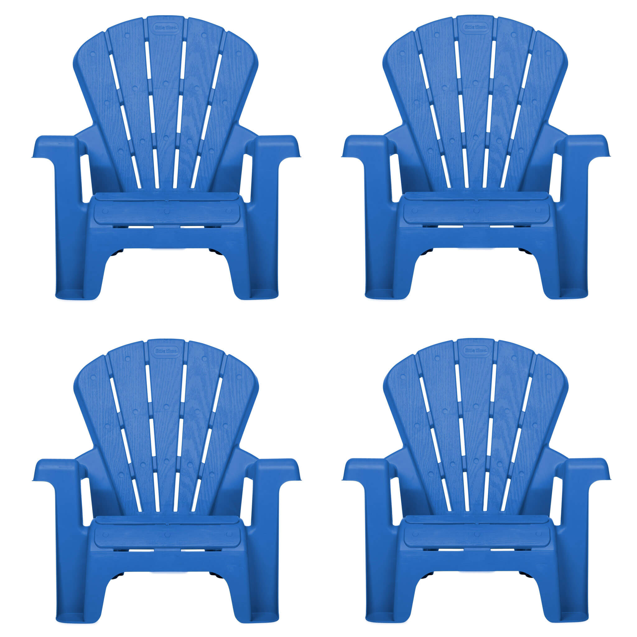 Little Tikes Garden Chair - Blue 4 Pack