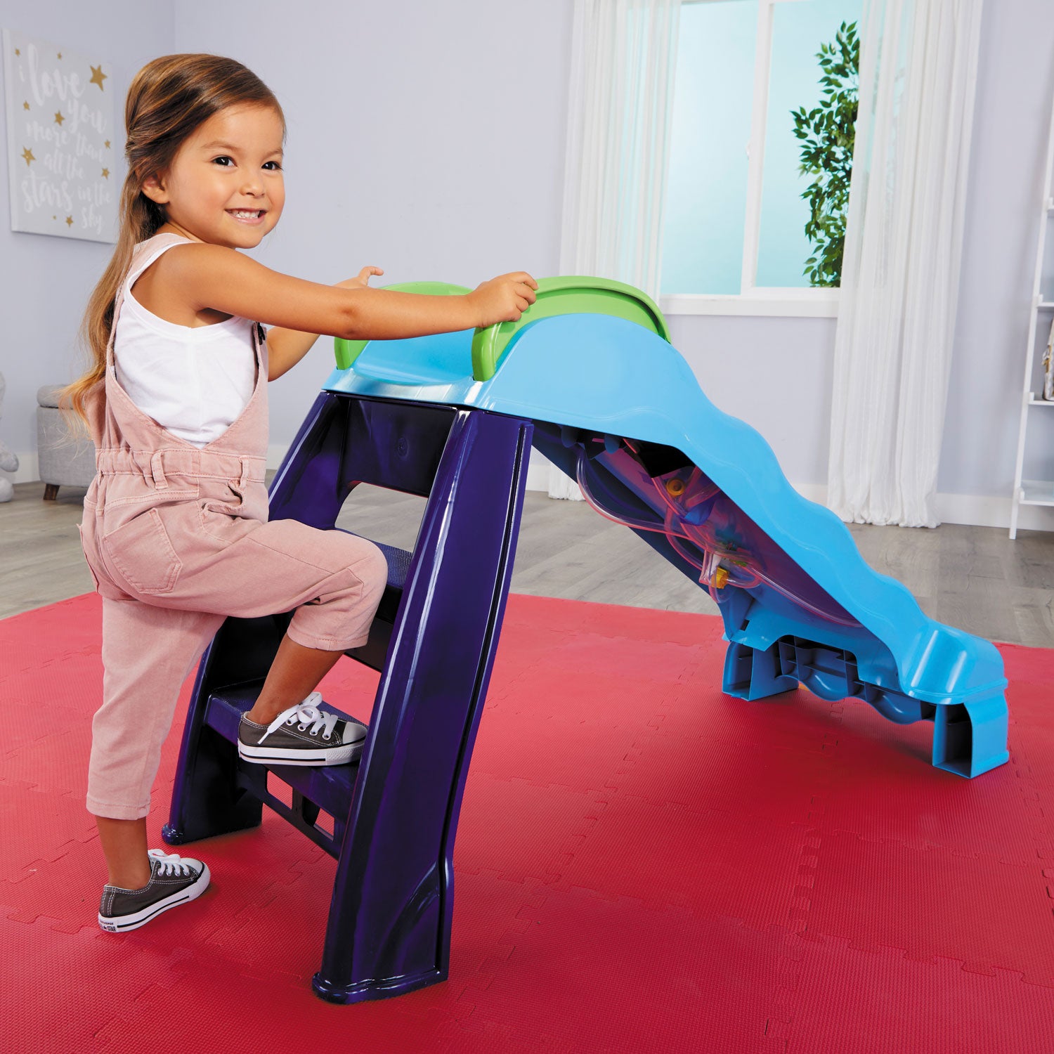 Little Tikes 2-in-1 Indoor-Outdoor Slide - Image 4